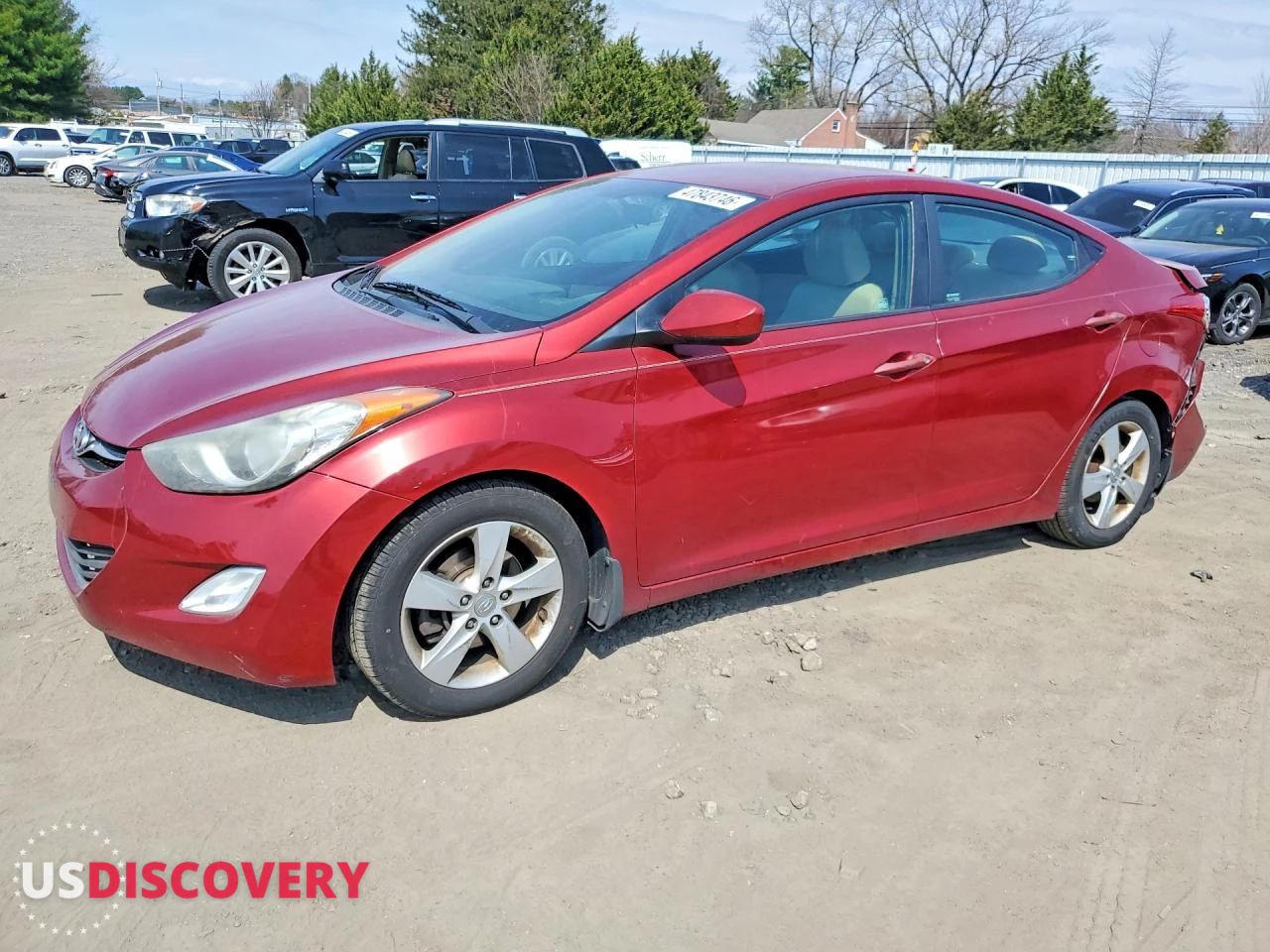 2013 Hyundai Elantra — Rear End — auction Copart md - baltimore - 1