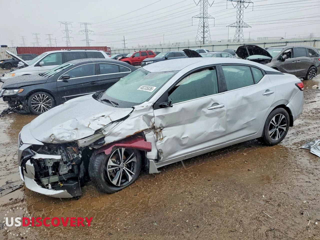 2021 Nissan Sentra — Front End — aukcja Copart il - chicago north - 1