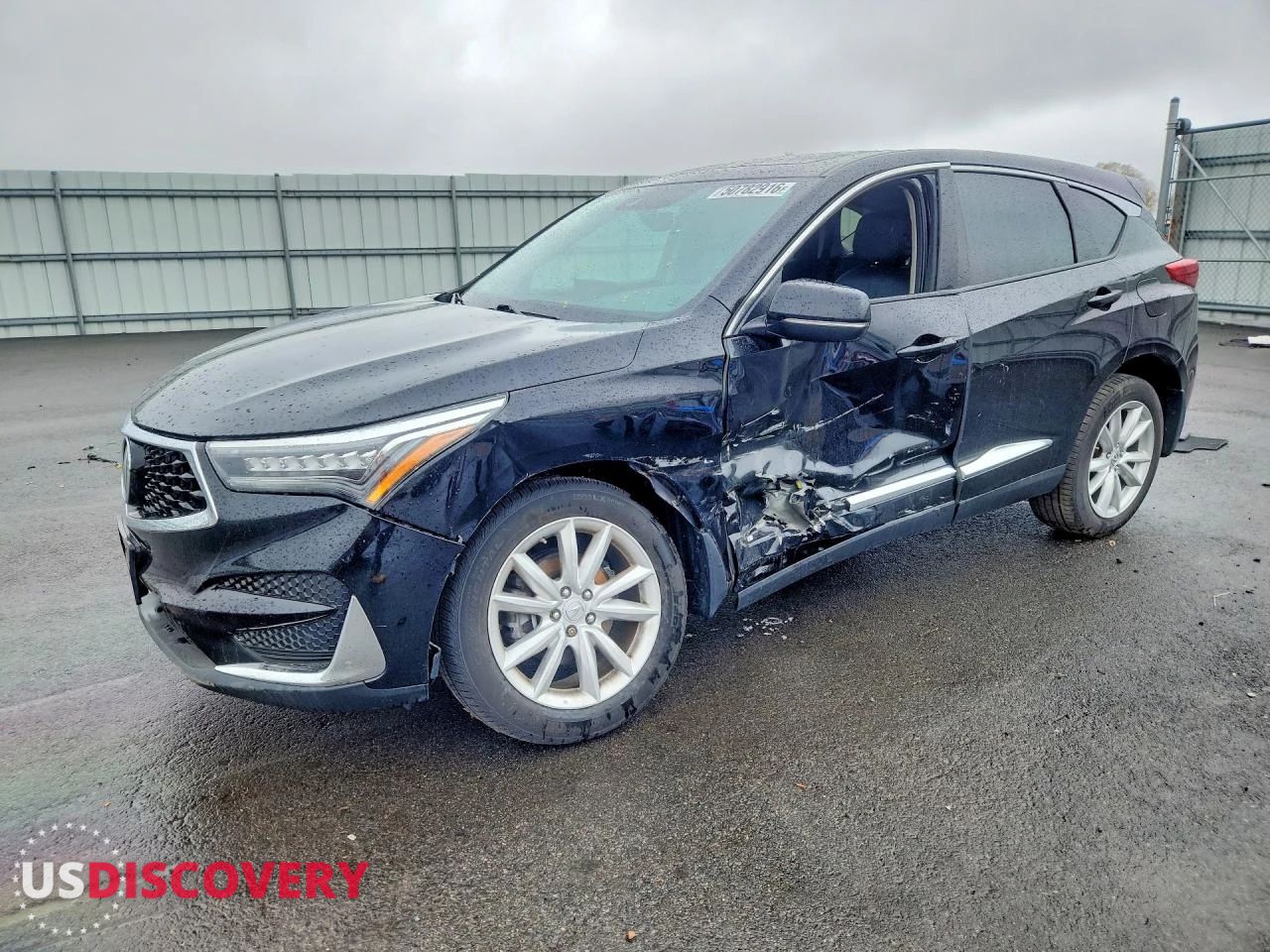 2019 Acura RDX — Side — aukcja Copart ma - freetown - 1