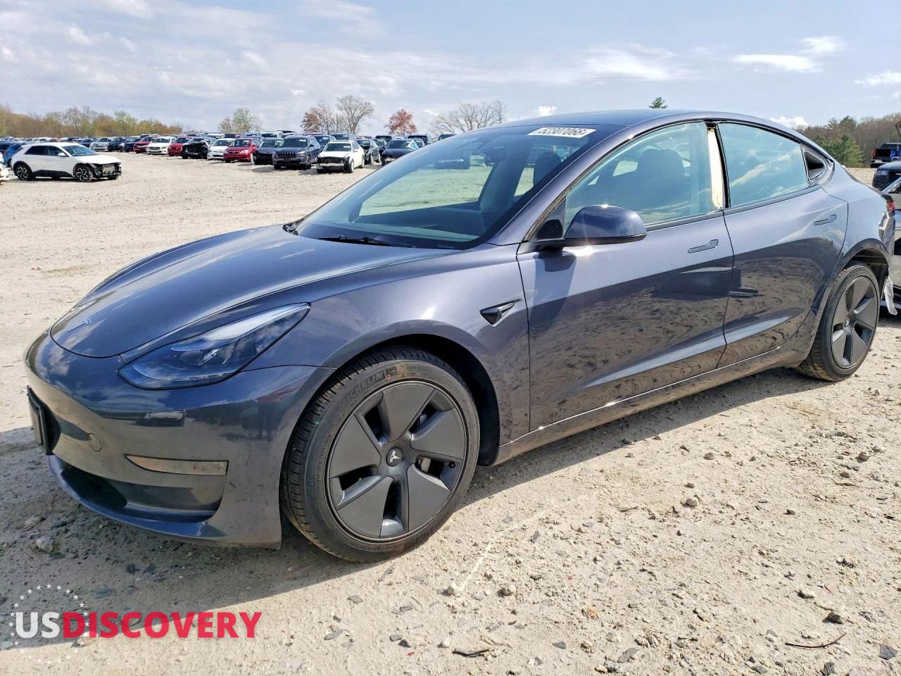 2023 Tesla Model 3 — Rear End — aukcja Copart ma - west warren - 1