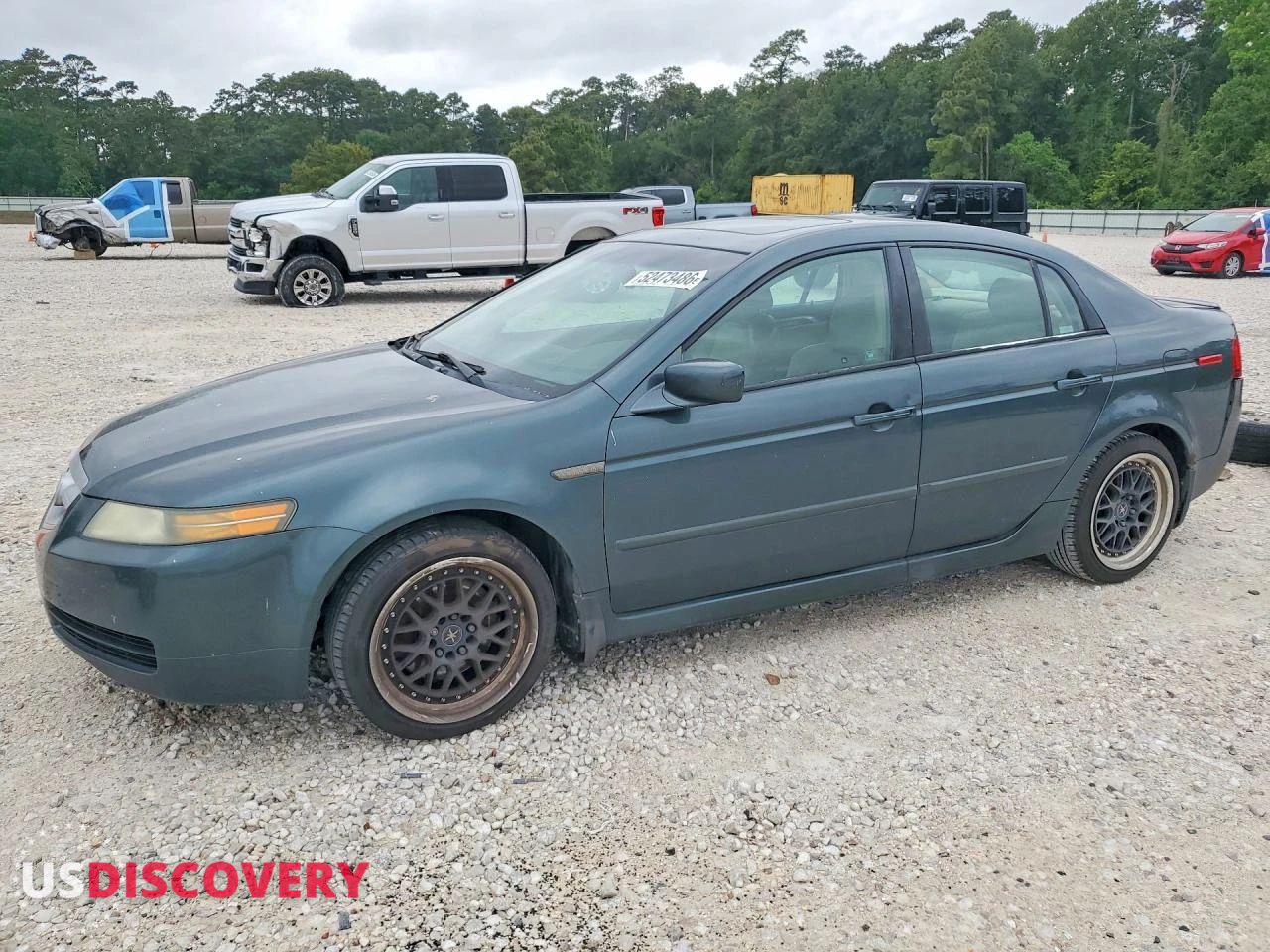 2004 Acura TL — Side — aukcja Copart tx - houston - 1