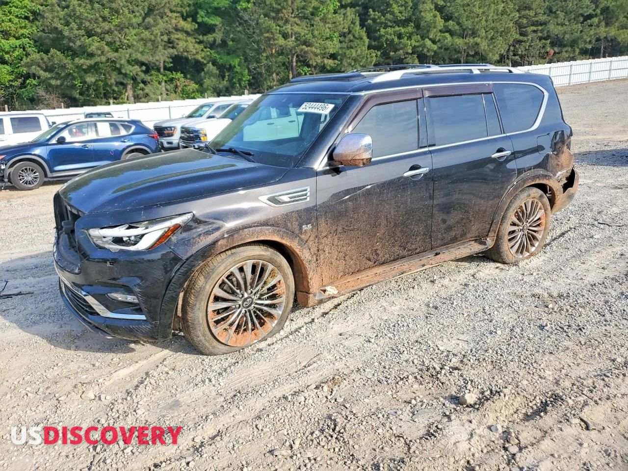 2018 Infiniti QX80 — Front End — aukcja Copart ga - atlanta north - 1