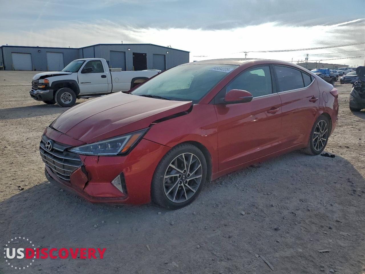 2019 Hyundai Elantra — Front End — aukcja Copart ok - oklahoma city - 1