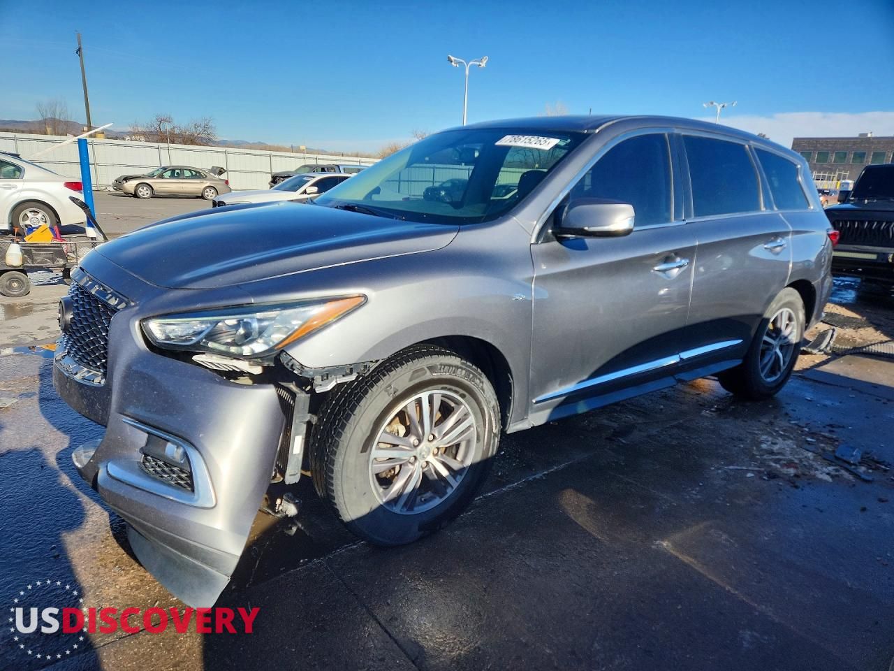 2018 Infiniti QX60 — Front End — aukcja Copart co - denver south - 1