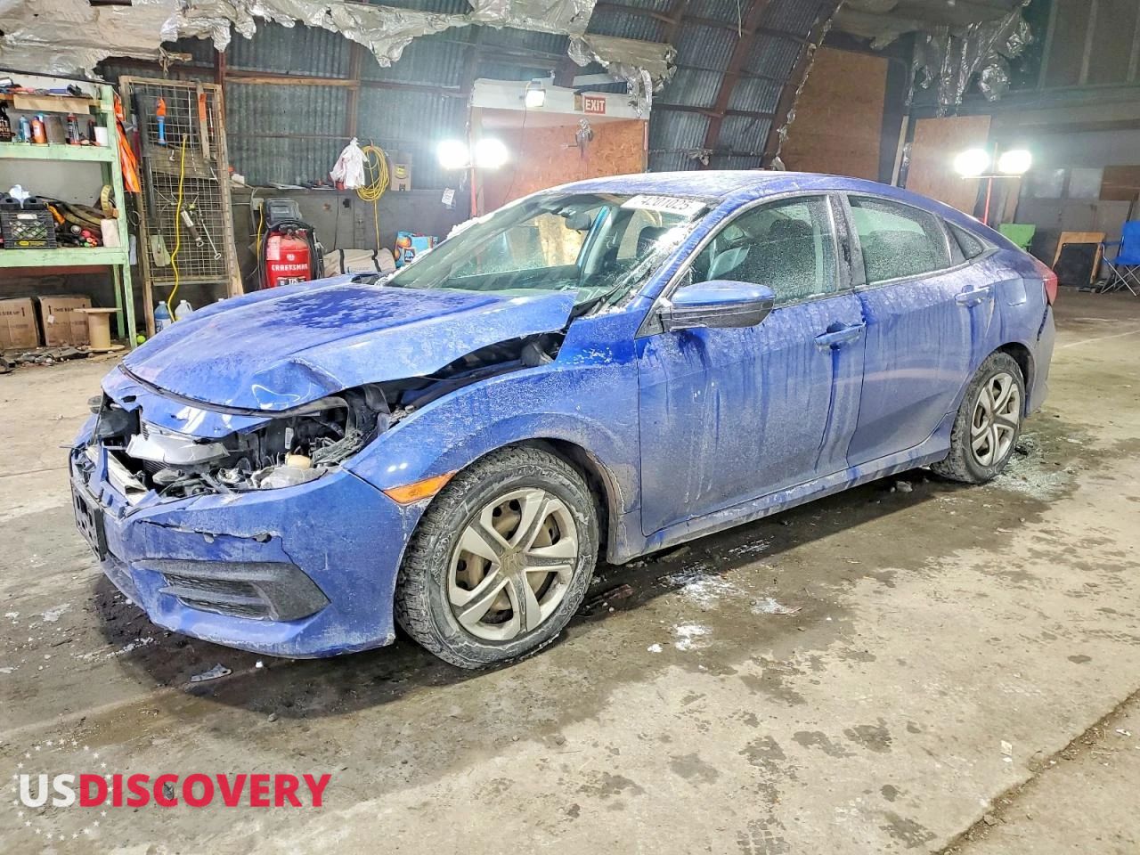 2016 Honda Civic — Front End — aukcja Copart amstd, 5915 ny-30, amsterdam ny 12010 - 1