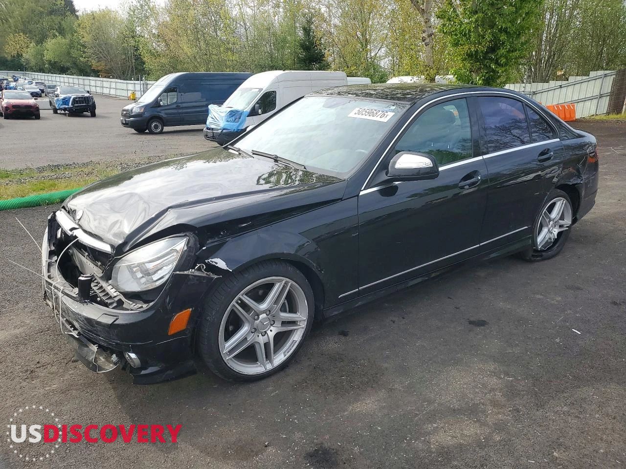 2009 Mercedes-Benz C-klasse — Front End — aukcja Copart or - portland north - 1
