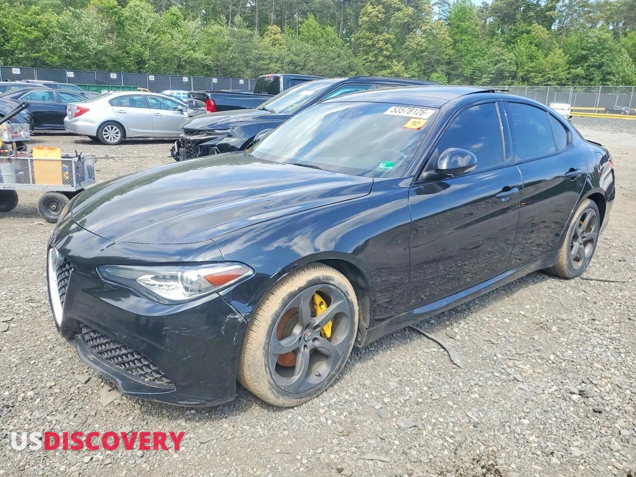 2018 Alfa Romeo Giulia — Rear End — aukcja Copart dc - washington dc - 1