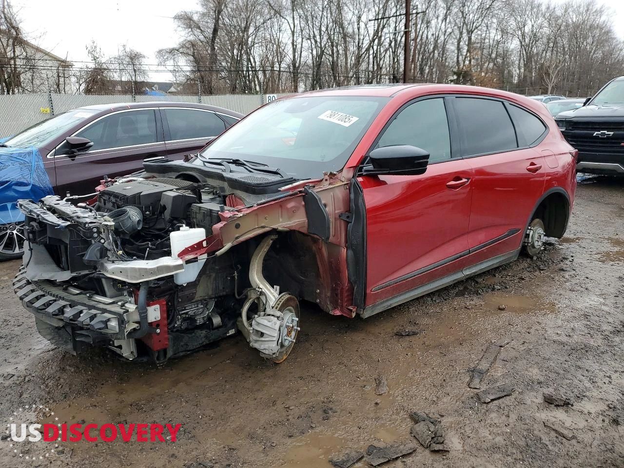 2023 Acura MDX — Vandalism — auction Copart pa - philadelphia east-sublot - 1