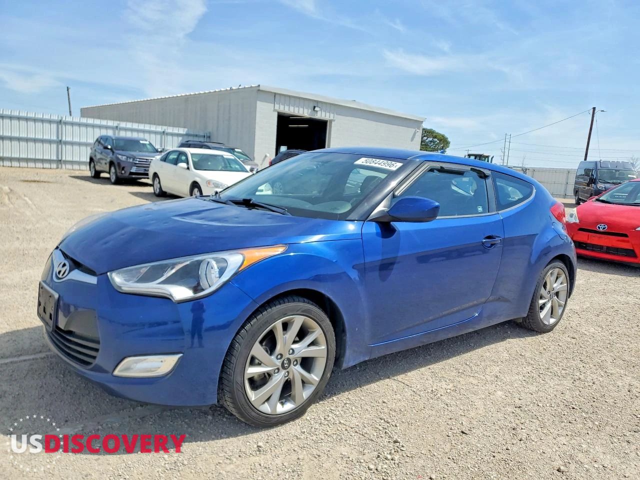 2017 Hyundai Veloster — Hail — aukcja Copart ia - cedar rapids - 1