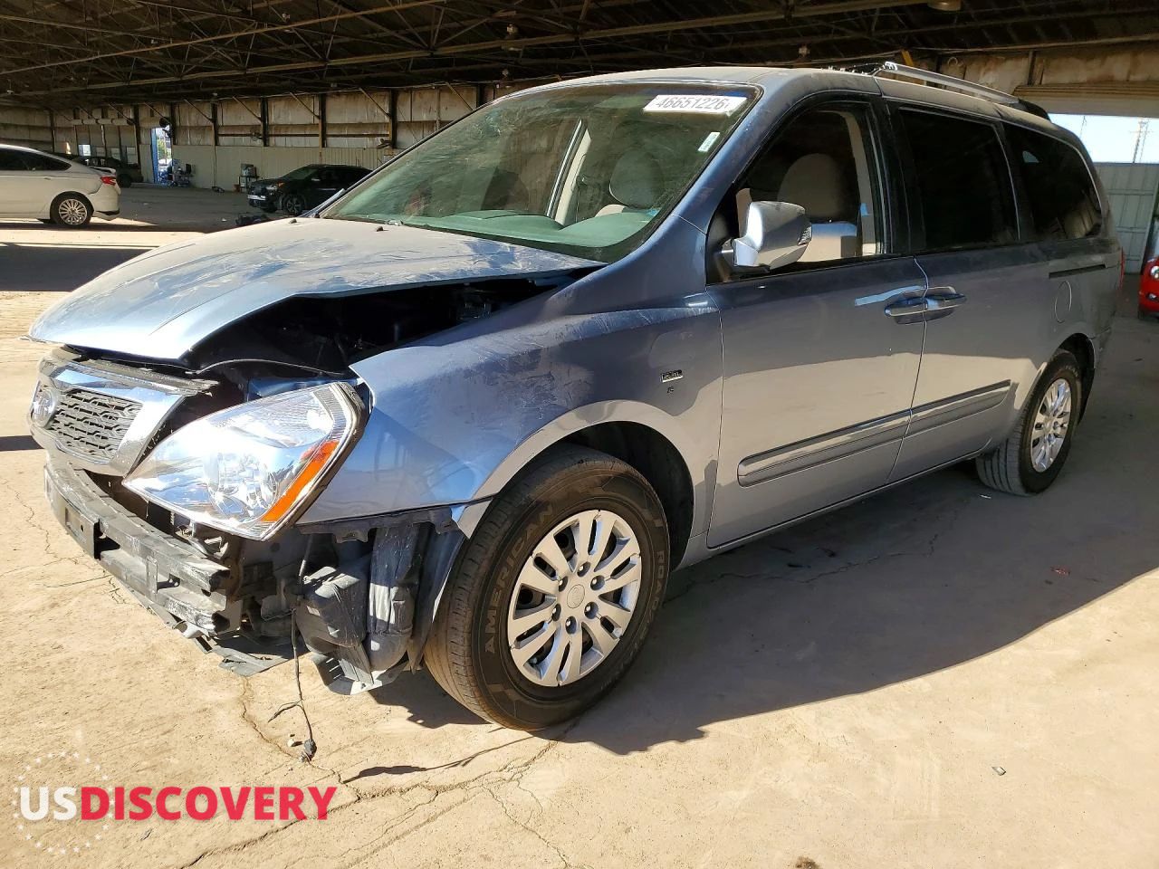 2014 Kia Sedona — Front End — auction Copart az - phoenix - 1