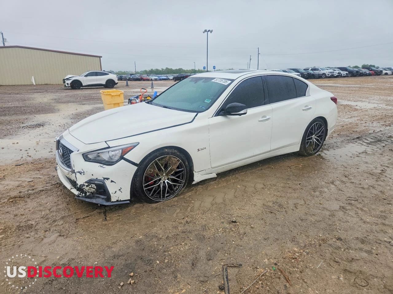 2018 Infiniti Q50 — Front End — aukcja Copart tx - waco - 1