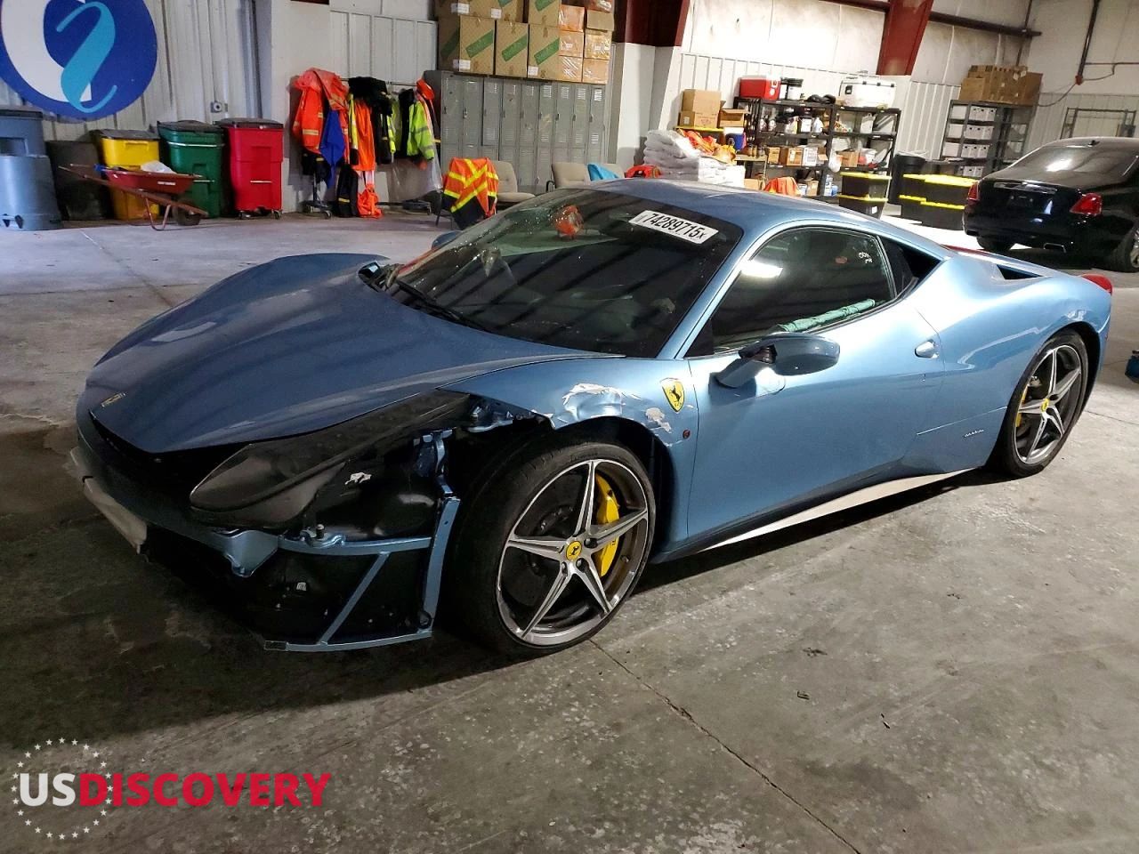 2012 Ferrari 458 — Front End — aukcja Copart ca - sacramento - 1