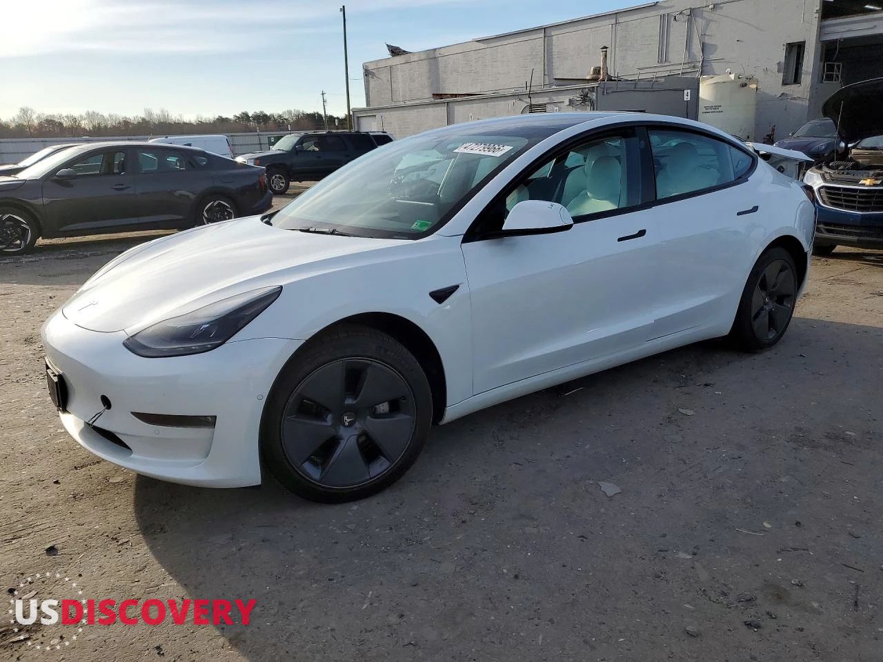 2022 Tesla Model 3 — Rear End — auction Copart va - fredericksburg - 1